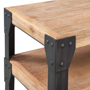 console Bois d'acacia massif 120 x 40 x 85 cm