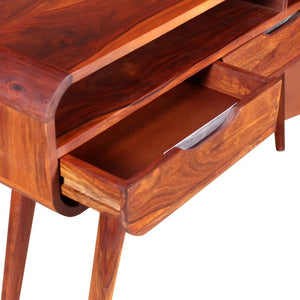 console Bois massif 120x30x75 cm