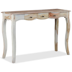 console et 3 tiroirs Bois massif 110x40x76 cm