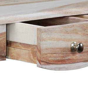 console et 3 tiroirs Bois massif avec de jolie poignées pour finir le meuble