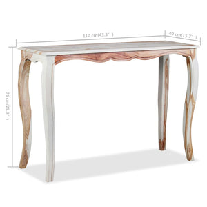 Console Bois massif 110x40x76 cm 
