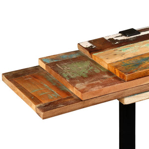 console Bois de récupération massif réglable la couleur du bois est variable d'une table à l'autre