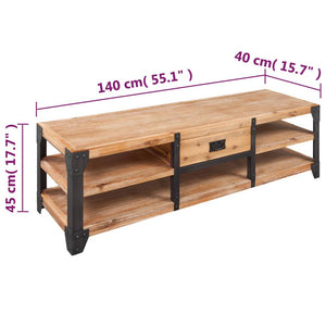 Mobilier De Salon 3 Pièces Bois D'acacia Massif