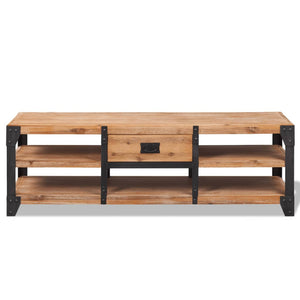 Mobilier De Salon 3 Pièces Bois D'acacia Massif