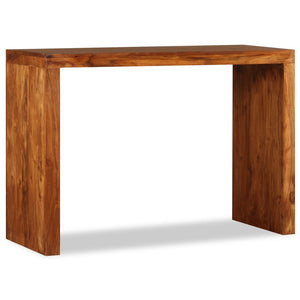 console Bois massif avec finition miel 110x40x76 cm 