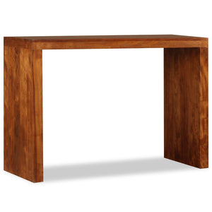 console Bois massif avec finition miel 110x40x76 cm