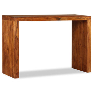 console Bois massif avec finition miel 110x40x76 cm