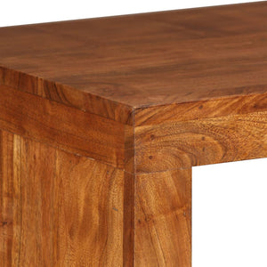 console Bois massif avec finition miel 110x40x76 cm