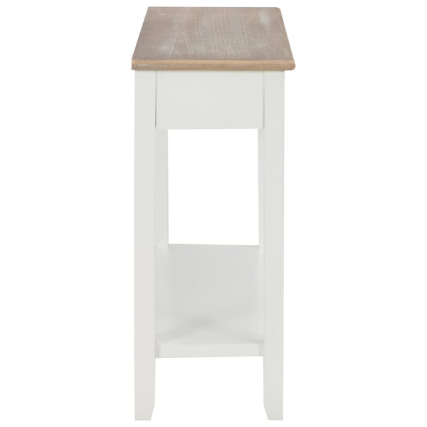 console Blanc 110x35x80 cm Bois vidaXL