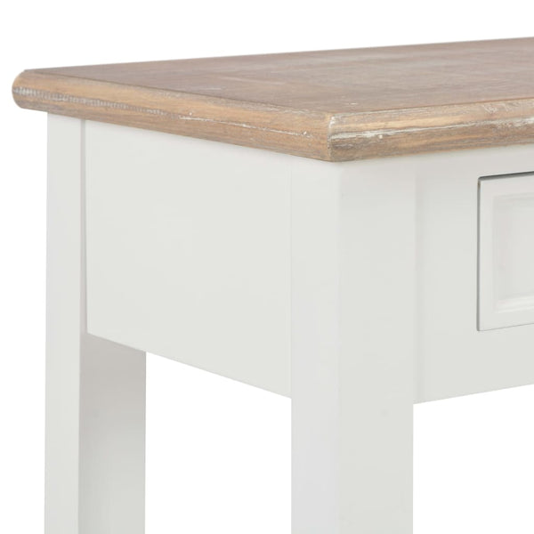 console Blanc 110x35x80 cm Bois vidaXL