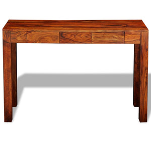 console avec 3 tiroirs 80 cm Bois massif 