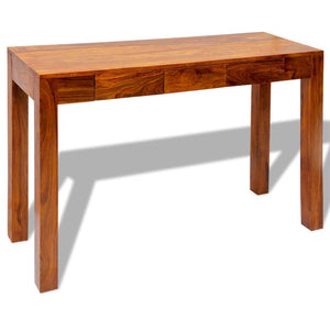 console avec 3 tiroirs 80 cm Bois massif vidaXL