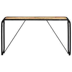 console 140 x 35 x 76 cm Bois de manguier massif brut vidaXL