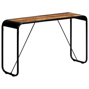 console 140 x 35 x 76 cm Bois de manguier massif brut vidaXL