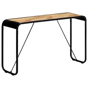 console 140 x 35 x 76 cm Bois de manguier massif brut vidaXL