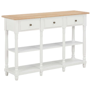 console Blanc 120x30x76 cm MDF vidaXL