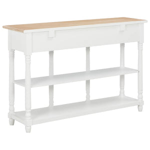 console Blanc 120x30x76 cm MDF vidaXL