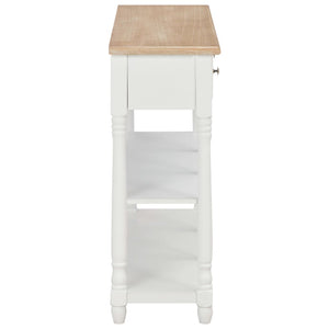 console Blanc 120x30x76 cm MDF vidaXL