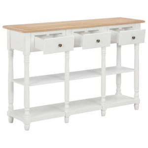 console Blanc 120x30x76 cm MDF vidaXL