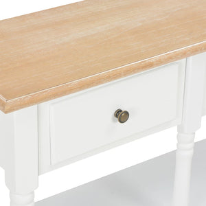 console Blanc 120x30x76 cm MDF vidaXL