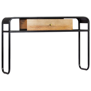 console 118 x 30 x 75 cm Bois de manguier massif vidaXL