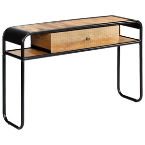 console 118 x 30 x 75 cm Bois de manguier massif vidaXL