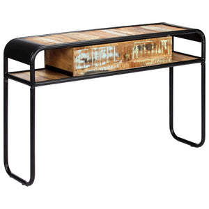 console 118 x 30 x 75 cm Bois de récupération massif vidaXL