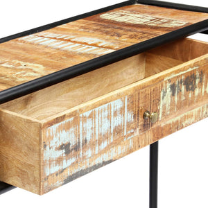 console 118 x 30 x 75 cm Bois de récupération massif vidaXL