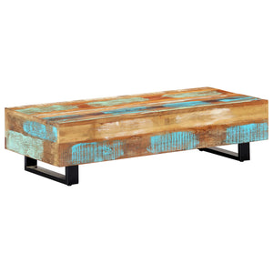 Table basse Bois de récupération et acier