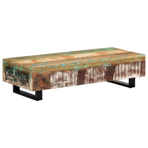 Table basse Bois de récupération et acier