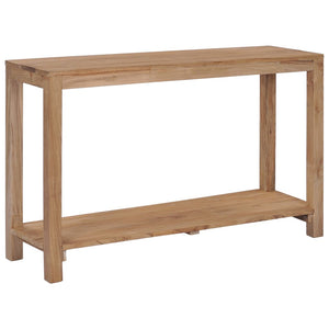 console 120 x 35 x 75 cm Bois de teck massif vidaXL