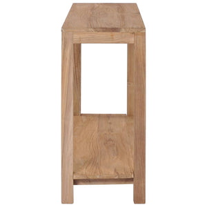 console 120 x 35 x 75 cm Bois de teck massif vidaXL