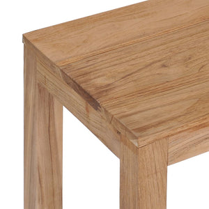 console 120 x 35 x 75 cm Bois de teck massif vidaXL