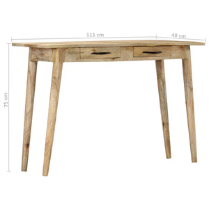console 115x40x75 cm Bois de manguier massif brut vidaXL