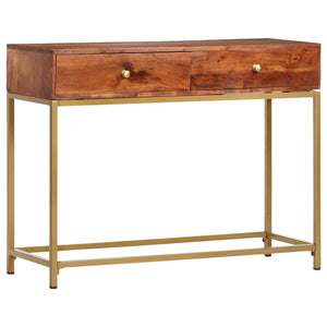 console 100x35x76 cm Bois d'acacia massif vidaXL