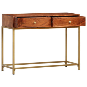 console 100x35x76 cm Bois d'acacia massif vidaXL