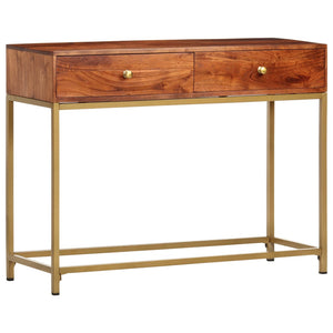 console 100x35x76 cm Bois d'acacia massif vidaXL