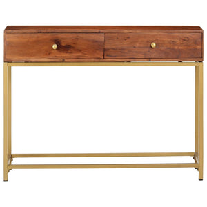 console 100x35x76 cm Bois d'acacia massif vidaXL