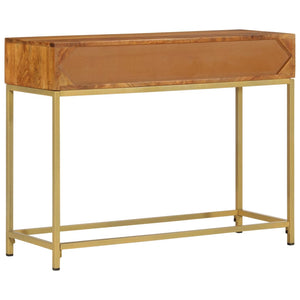 console 100x35x76 cm Bois d'acacia massif vidaXL