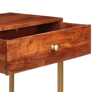 console 100x35x76 cm Bois d'acacia massif vidaXL