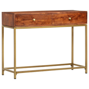 console 100x35x76 cm Bois d'acacia massif vidaXL
