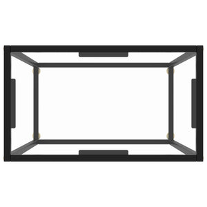 console Transparent 60x35x75 cm Verre trempé vidaXL