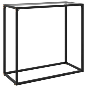 console Transparent 80x35x75 cm Verre trempé vidaXL