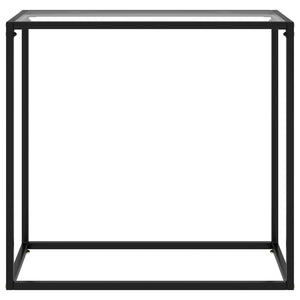 console Transparent 80x35x75 cm Verre trempé vidaXL