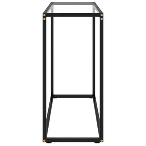 console Transparent 80x35x75 cm Verre trempé vidaXL