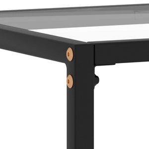console Transparent 80x35x75 cm Verre trempé vidaXL