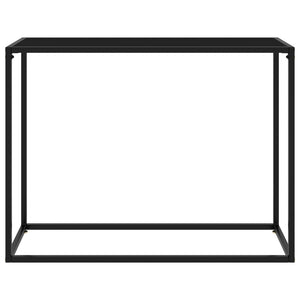 console Noir 100x35x75 cm Verre trempé vidaXL