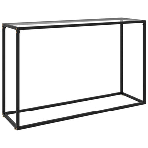 console Transparent 120x35x75 cm Verre trempé vidaXL