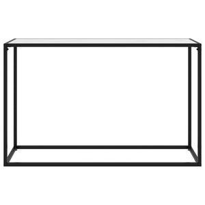 console Blanc 120x35x75 cm Verre trempé vidaXL