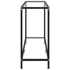 console Transparent 120x35x75 cm Verre trempé vidaXL